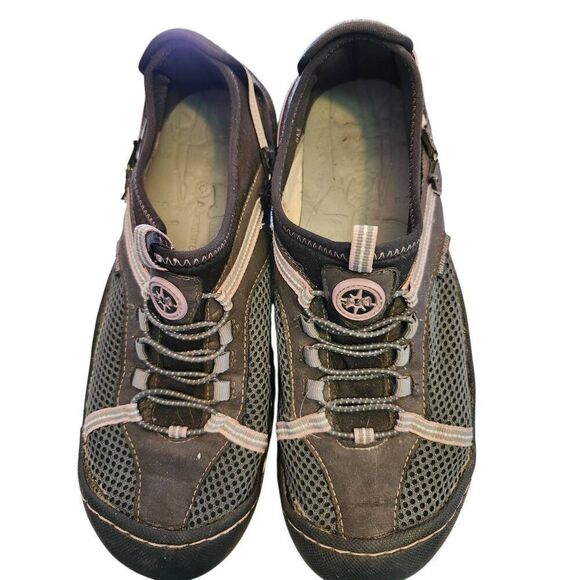 Jeep J-41 Womens Grey/Pink Tahoe Sz 8M Mesh Vegan Upper Water Ready Walking Shoe - Picture 2 of 5